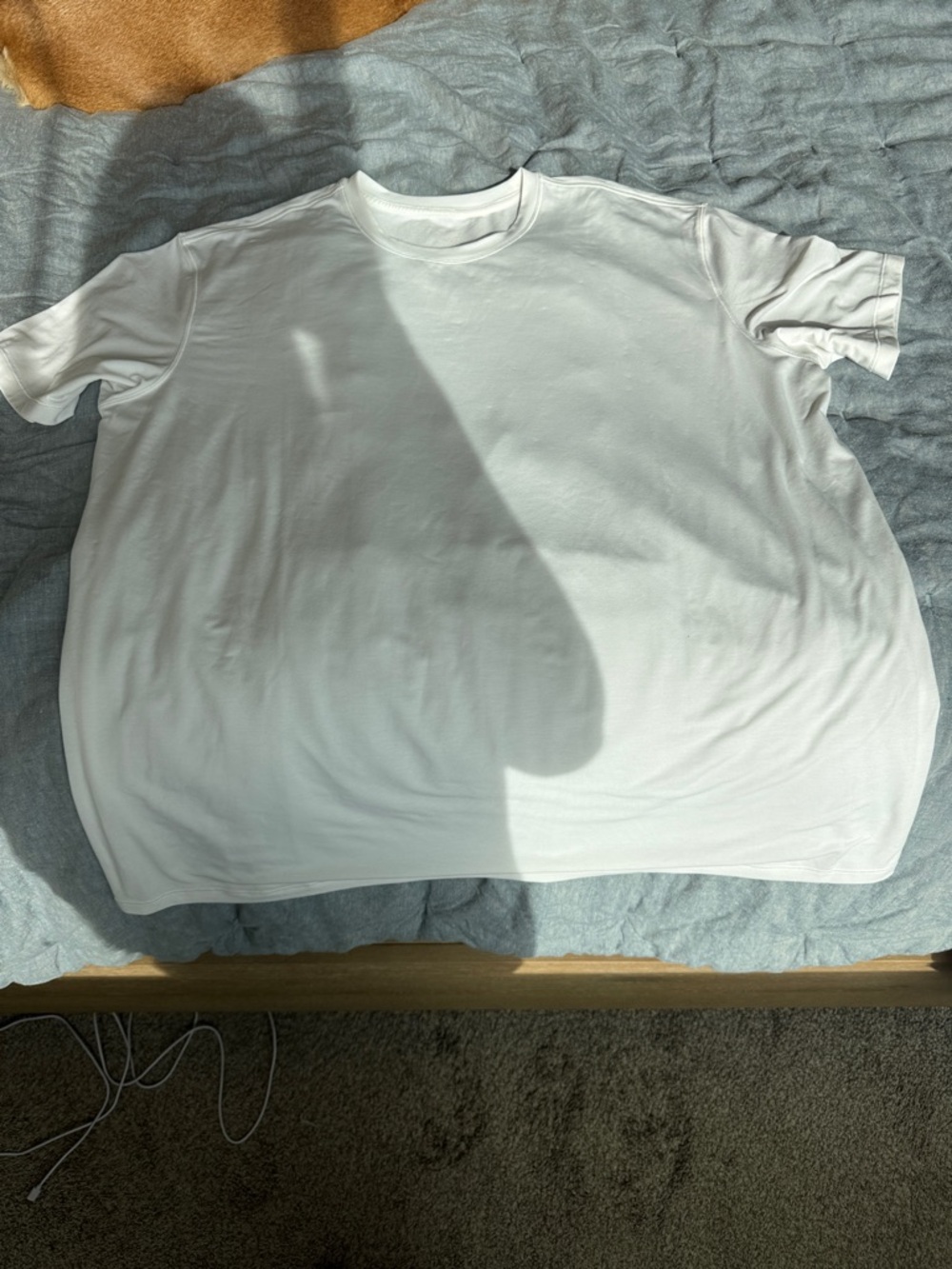 lululemon athletica White Short Sleeve Crew Tee